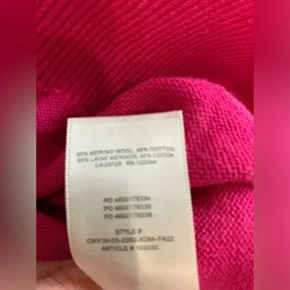 ARITZIA WILFRED MERINO WOOL COTTON BLEND MOCKNECK SWEATER  SIZE SMALL - Picture 4 of 4